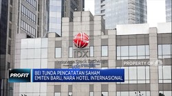 BEI Tunda Pencatatan Saham Perdana Nara Hotel