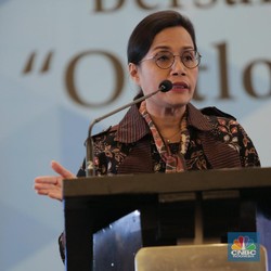 Sabtu Pagi Sri Mulyani, Bahagia Naik Delman Bareng Cucu