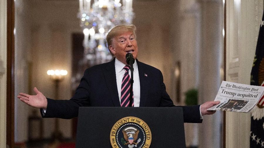 Donald Trump tak terima Parasite menang Oscar, lalu julid dan cemooh film Korea itu habis-habisan 