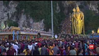 VIDEO: Virus Corona Tak Ganggu Festival Hindu di Malaysia