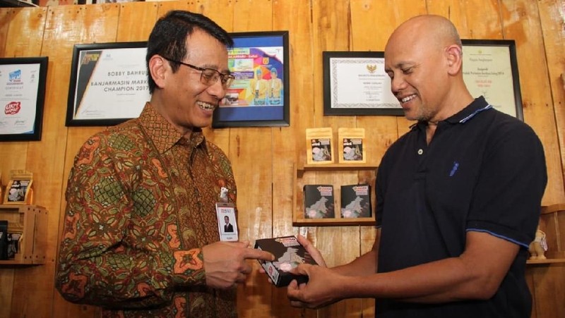 Abba Coklat merupakan salah satu dari 923 unit UMKM yang telah bergabung dalam Rumah BUMN Banjarbaru.