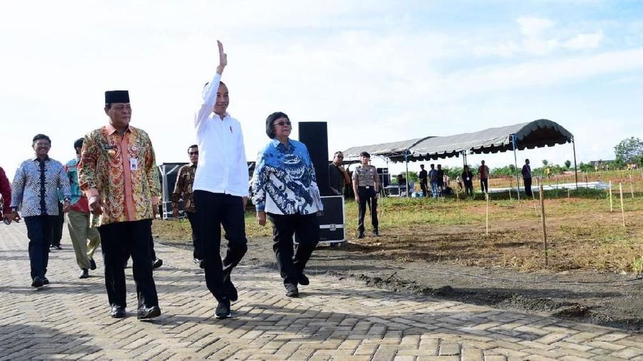 Presiden Joko Widodo menghadiri puncak peringatan Hari Pers Nasional (HPN) Tahun 2020 pada Sabtu, (8/2).