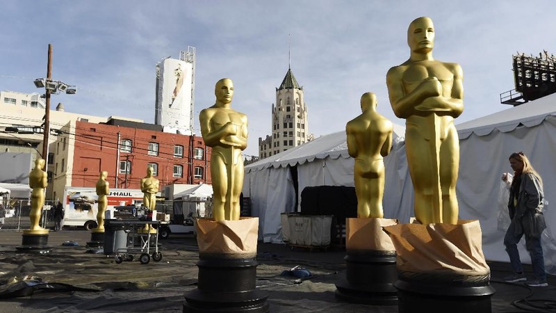 Berbagai persiapan juga telah disiapkan mulai dari dekorasi tempat di area Hollywood, Los Angeles, USA.