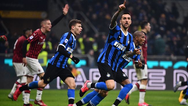 Hasil Liga Italia: Sempat Tertinggal, Inter Tekuk Milan