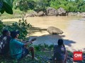 Anggota TNI Hilang Terseret Arus Sungai