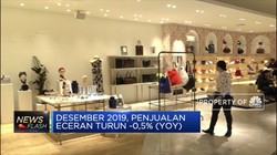 Di Desember 2019, Penjualan Eceran Tercatat Turun -0,5% (YOY)