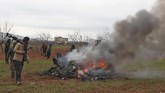 Saat ini pasukan pemerintah Suriah dibantu Rusia terus menyerang daerah kekuasaan terakhir pemberontak di Idlib. (Omar HAJ KADOUR / AFP)