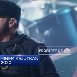 Tengok Aksi Eminem Kejutkan Panggung Oscar 2020