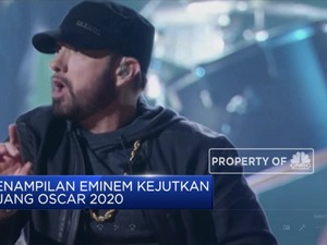 Tengok Aksi Eminem Kejutkan Panggung Oscar 2020