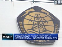 Harga Rata-rata Minyak Mentah RI Turun 2,7% di Awal 2020