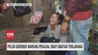 VIDEO: Polisi Gerebek Warung Penjual Obat-Obatan Terlarang