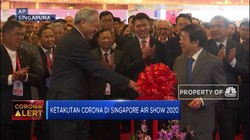Imbas Wabah Corona, Singapore Air Show 2020 Sepi pengunjung