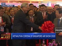 Imbas Wabah Corona, Singapore Air Show 2020 Sepi pengunjung