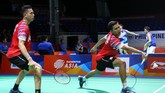 Kemenangan Fajar/Rian dan Shesar Hiren Rhustavito di dua laga terakhir membuat Indonesia mengakhiri pertandingan dengan kemenangan 4-1. (dok. PBSI)