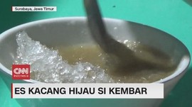 VIDEO: Segarnya Es Kacang Hijau Si Kembar