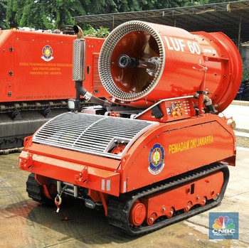 Intip Robot Pemadam Kebakaran DKI Berharga Miliaran Rupiah