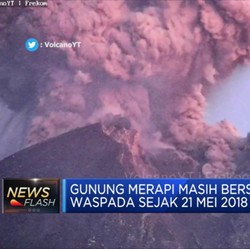 Gunung Merapi Alami Erupsi Setinggi  2.000 M