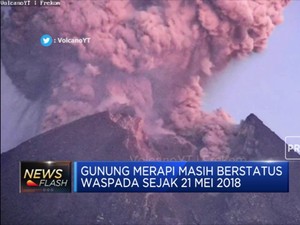 Gunung Merapi Alami Erupsi Setinggi  2.000 M