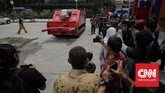 Robot Dok-ing MVF-U3 memilik 9 kamera video dan 1 kamera suhu. (CNN Indonesia/Adhi Wicaksono)