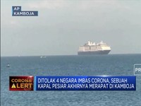 Ditolak 5 Negara, Holland America Akhirnya Merapat di Kamboja