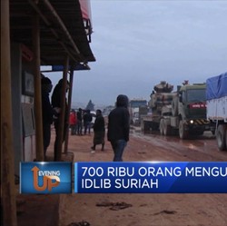 700 Ribu Orang Mengungsi Dari Idlib Akibat Perang Suriah