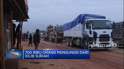 700 Ribu Orang Mengungsi Dari Idlib Akibat Perang Suriah