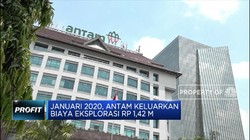 Biaya Eksplorasi Antam Rp 1,42 M pada Januari 2020