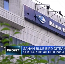 Transaksi Jumbo Saham Blue Bird Hingga Rp 411 M