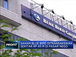 Transaksi Jumbo Saham Blue Bird Hingga Rp 411 M