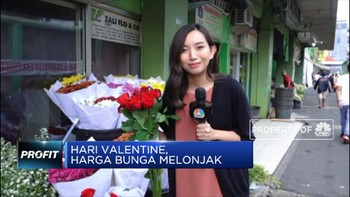 Hari Valentine, Harga Bunga Melonjak!