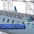 Karena Corona, Garuda Kandangkan Pesawat GA 858