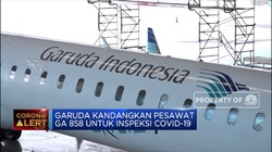 Karena Corona, Garuda Kandangkan Pesawat GA 858
