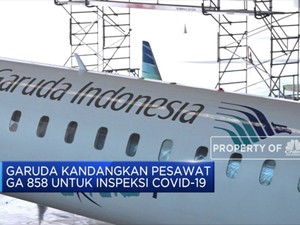 Karena Corona, Garuda Kandangkan Pesawat GA 858