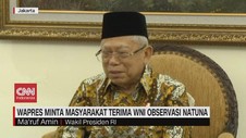 VIDEO: Wapres Minta Masyarakat Terima WNI Observasi Natuna
