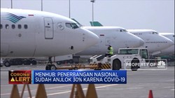 Waduh! Penerbangan Nasional Anjlok 30% karena Corona