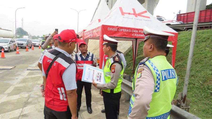 Aksi Keselamatan Dan Penegakan Hukum Di Jalan Tol, Hutama Karya Jaring 200 Lebih Kendaraan ODOL.