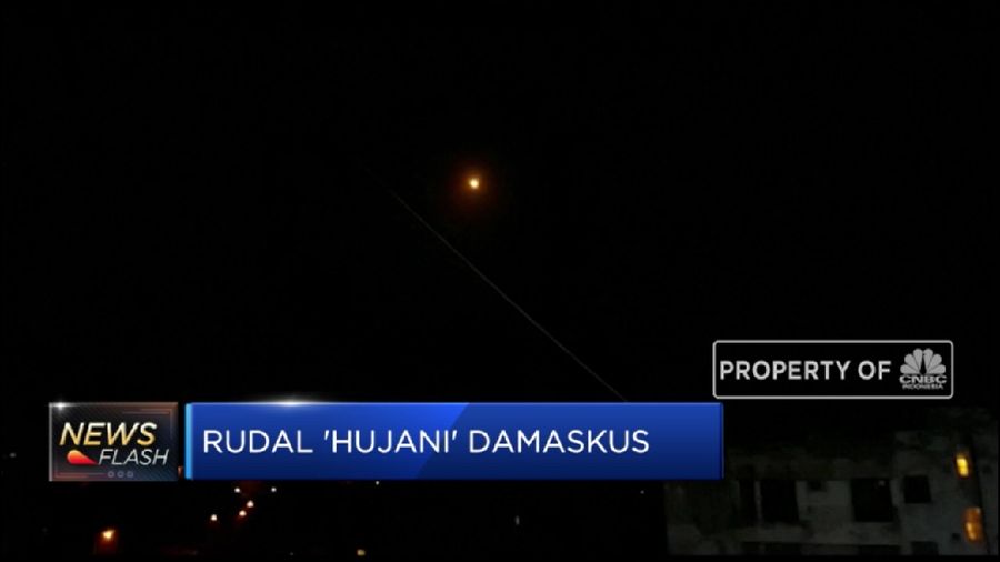 Damaskus 'Dihujani' Rudal, Dari Mana?