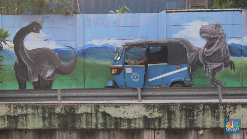 Kali Opak berada di Penjaringan, Jakarta Utara.