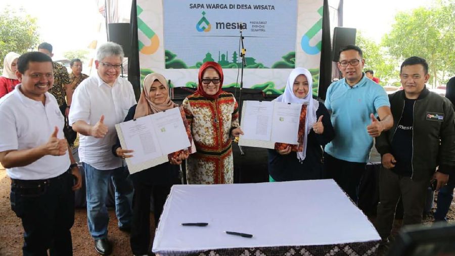 bank bjb telah menyampaikan perkembangan program bjb Mesra (Masyarakat Ekonomi Sejahtera), setelah 1 tahun diluncurkan.