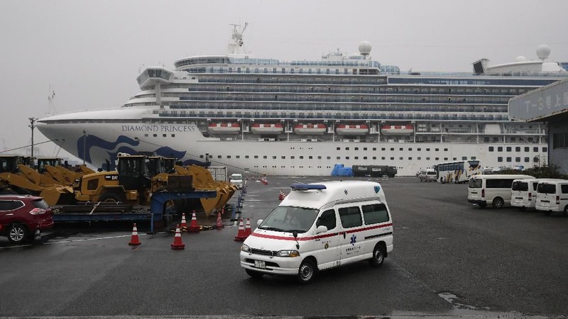Total 69 WNI ABK kapal Diamond Princess mengikuti proses pemulangan ini.