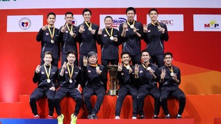 FOTO: Beregu Putra Indonesia Berjaya di BATC 2020