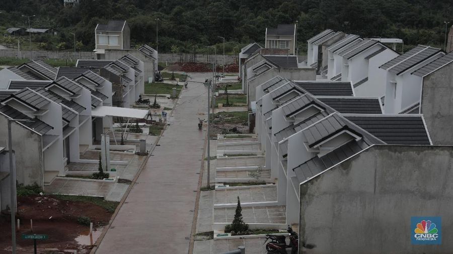 Suasana Perumahan Fasilitas Likuiditas Pembiayaan Properti (FLPP) di Cibarengkok  Pengasinan, Kec. Gn. Sindur, Bogor, Jawa Barat, Senin (17/2/2020). PT Bank Tabungan Negara (BTN) (Persero) Tbk pada tahun 2020 meningkatkan layanan transaksi digital untuk menggaet calon debitur Kredit Pemilikan Rumah (KPR). (CNBC Indonesia/Muhammad Sabki)