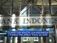 Capai USD 404,3 M, Utang Luar Negeri Melambat Pada Q4-2019