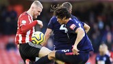 Sheffield United mengalahkan Bournemouth 2-1 di Stadion Bramall Lane. (Danny Lawson/PA via AP)