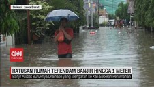 VIDEO: Ratusan Rumah Terendam Banjir Hingga 1 Meter