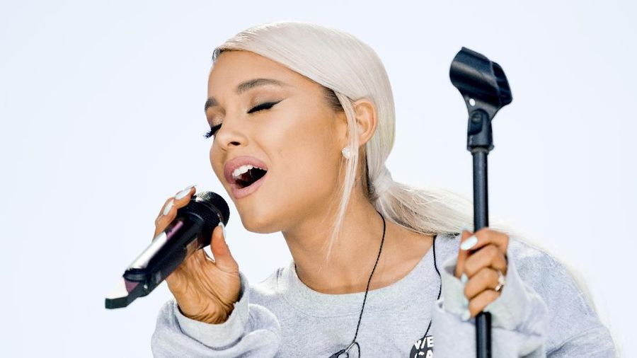 Ariana Grande performs 