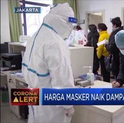 Harga Masker Melonjak Akibat Corona