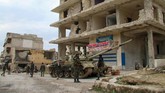 Presiden Suriah, Bashar al-Assad, menyatakan situasi tersebut membuat mereka semakin dekat dengan kemenangan setelah perang sipil berkecamuk di negara itu sejak 15 Maret 2011. (Photo by - / AFP)