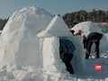 VIDEO: Kompetisi Bangun 100 Igloo di Rusia