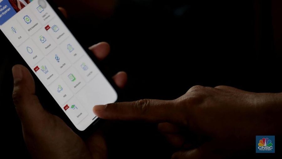 Bayar SPP melalui Gopay (CNBC Indonesia/Muhammad Sabki)